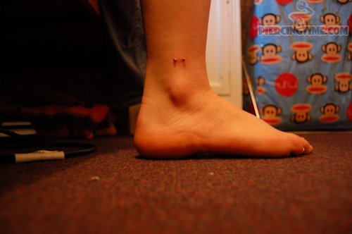Tiny Ankle Piercing